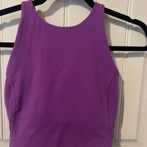Lululemon athletica longline sports bra. Size 2 in purple. Like new!